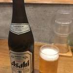 油山とんこつ研究所 くまちゃんラーメン - 瓶ビール