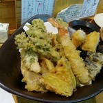魚河岸割烹 鮮 - 天ぷら１２種