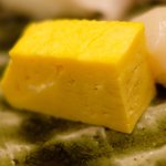 赤坂 すし 秀 - おまかせ15貫握り 1944円 の玉子焼き
