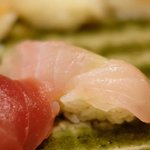 赤坂 すし 秀 - おまかせ15貫握り 1944円 の金目鯛の昆布〆