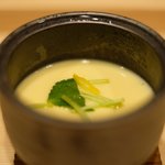 赤坂 すし 秀 - おまかせ15貫握り 1944円 の茶碗蒸し