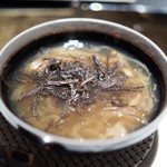 エクアトゥール - フカヒレのスープ仕立て　黒トリュフ風味