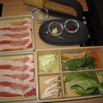 Shabu Shabu Onyasai Tokushima Okihamaten - 豚しゃぶ食べ放題コース