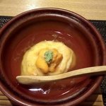 四季彩 葉月 - 雲丹のスフレ