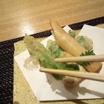 四季彩 葉月 - タラの芽は焼塩で…