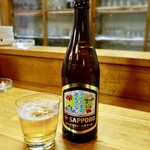 Kadoya - ［2018/01］瓶ビール・サッポロ黒ラベル(500円＋税)