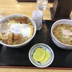 そば処 もりのや - カツ丼そばセット