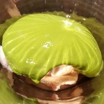 馳走 啐啄一十  - ⑱ 抹茶アイスと小豆アイスの二重奏