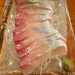 仁川うどん - カンパチ刺身