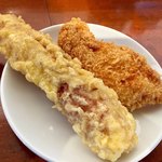 ちくわ天、ササミカツ  各100円