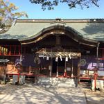 ふるかわうどん - 近くの八坂神社。