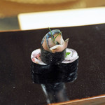 日本橋蛎殻町 すぎた - 【ツマミ】ゴマサバの海苔巻き