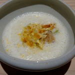 Restaurant MiYa－Vie - カリフラワーのクリーム、帆立貝と白菜、ゆずの香り。