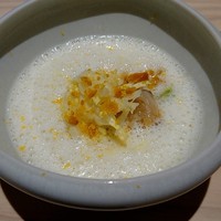 Restaurant MiYa－Vie - カリフラワーのクリーム、帆立貝と白菜、ゆずの香り。