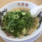 来来亭 - こってりラーメン小 ※ネギ多め