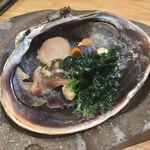 吉次蟹蔵 - 沖アサリのあおさ焼き