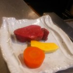 ステーキハウス淀川 - ｷｯｽﾞﾃﾞｨﾅｰ肉＆野菜