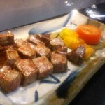 ステーキハウス淀川 - 子供用は小さくカット