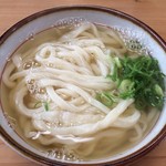 手打ちうどん ぶれーど・う - かけ 330円 （2018年2月）