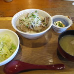 Kurobutaya - 網焼き丼、葱塩