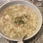 中華料理　蟹谷 - 無理言って作ってもらった、フカヒレすーぷ×2 のフカヒレラーメン(*´ω`*)