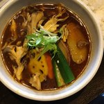 gopのアナグラ - キノコと野菜のスープカレー☆
            
            