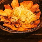 九州豚骨 ちゃんぽん 頃場 - 鳥皮ポン酢