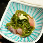 Soul満 - マグロのめかぶ餡かけ