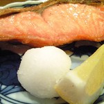 帰燕 - 和定食 1500円 の銀鮭塩焼