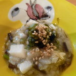 和食 おの寺 - ワラビと長芋の冷製もずくがゆ
