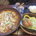 Tenryuusoba Isshinan - 味噌煮込み牡蠣フライ膳