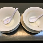 らぁめん登里勝 - スープも両完食です！