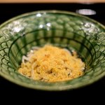 帰燕 - 昼懐石 6890円 の蕎麦の自家製カラスミ掛け