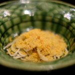 帰燕 - 昼懐石 6890円 の蕎麦の自家製カラスミ掛け