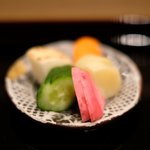 帰燕 - 昼懐石 6890円 の香の物