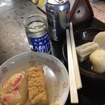 丸健水産 - 生姜天と厚揚げ