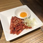 Yakiniku Furusato - 黒毛和牛ユッケ（890円）