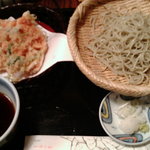 蕎麦処 多賀 - 多賀　桜えびかき揚天せいろそば