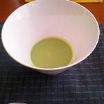 RICCI italiano  - アスパラの冷製スープ（２０１１年５月）。