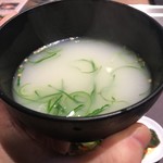 Sumibi Yakiniku Rishin - スープも滋味深い美味しさ