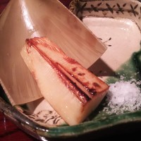 鉄板焼き いわ倉 - 筍の鉄板焼き(鹿児島産)