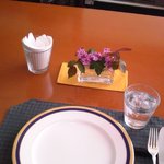 RICCI italiano  - 食前のテーブル（２０１１年５月）。