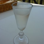 ココ・ファーム・カフェ - サンドウィッチについてくる「飲む葡萄の酢ヴェルジュ」