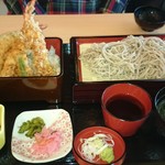 天重＆ざる蕎麦