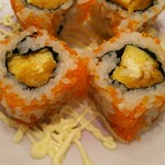 築地寿司清 - 巻物を裏巻で。