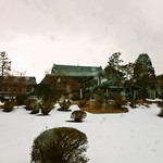 龍宮殿本館 - 帰宅時はほぼ吹雪（＞＜）