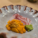 うを徳 - 朝〆（あさじめ）明石（あかし）眞鯛（まだひ）、七百五十匁（≒2.8kg）