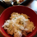 山ごぼう - せりのご飯