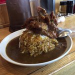 白狼軒 - カレーの湖に浮かぶ山