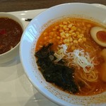 Taian Kichi Jitsu Tsuru Gashi Maten - チゲラーメン450円 セットミニカレー丼200円